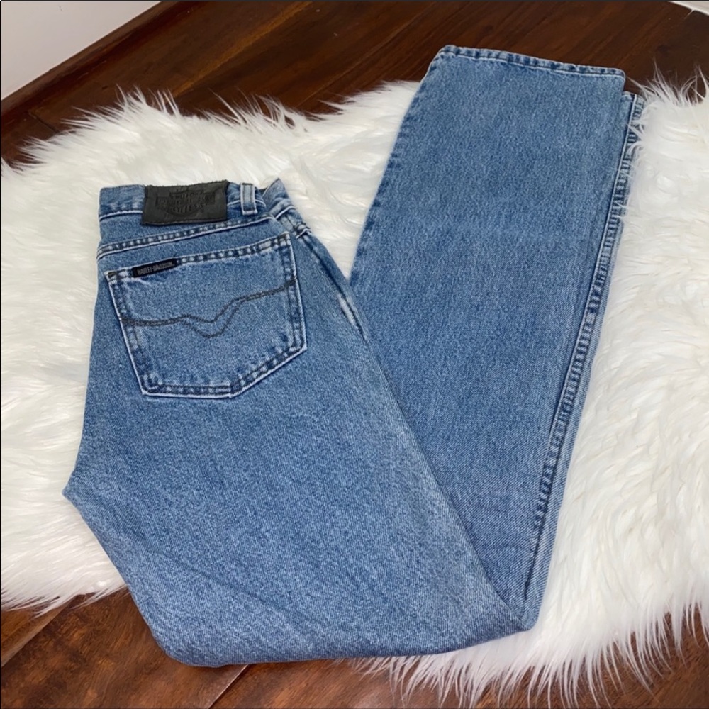 VTG Harley-Davidson Bootcut Jeans Size 2 Long